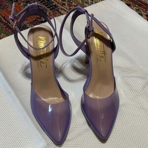 Nanette Lepore Purple Strappy Heels
